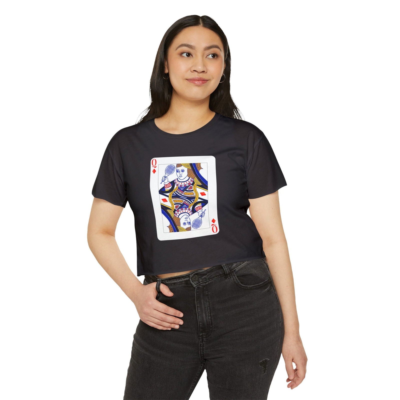 QUEEN - Tennis Crop Top - GRANDSLAM PH