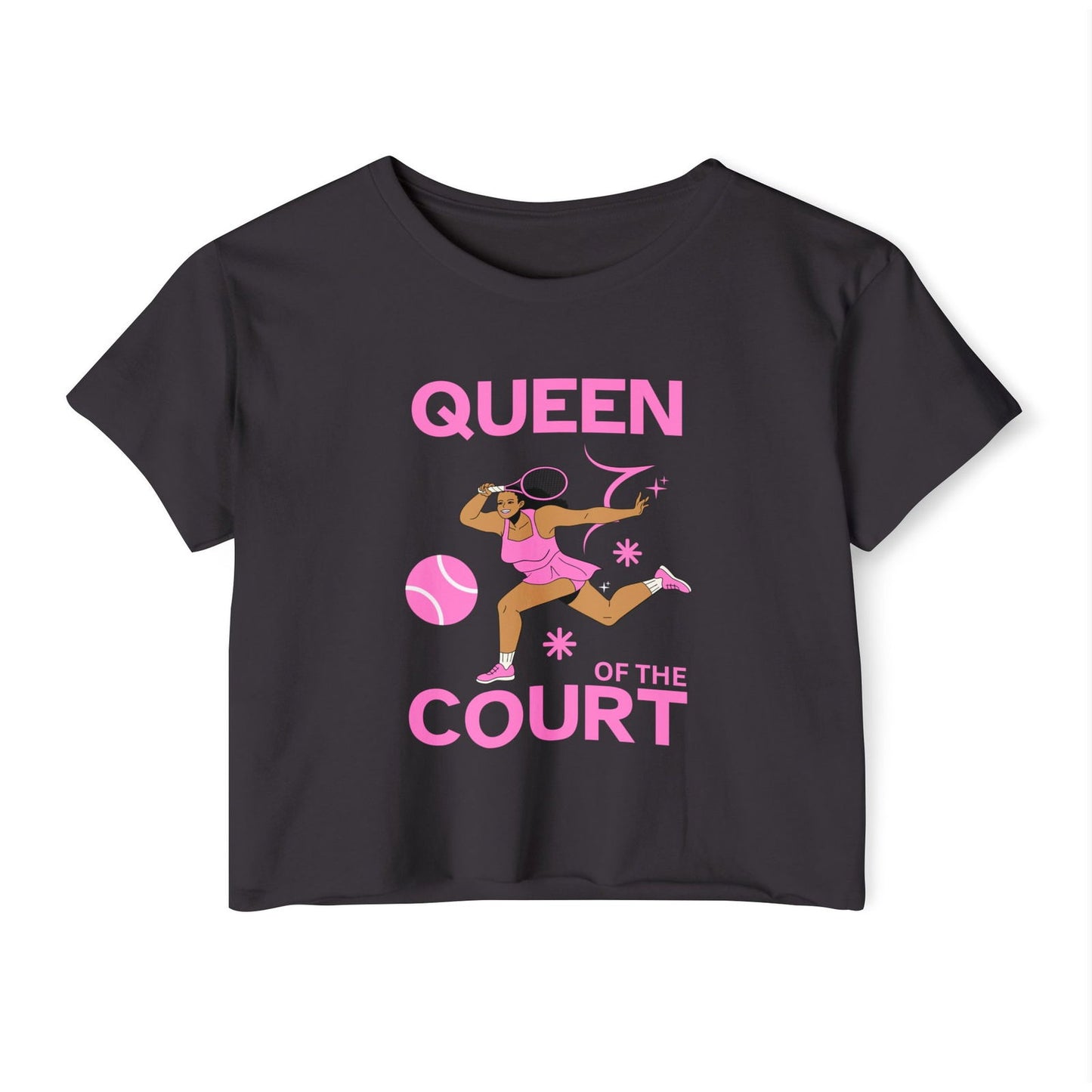 QUEEN OF THE COURT 1 - Tennis Crop Top - GRANDSLAM PH