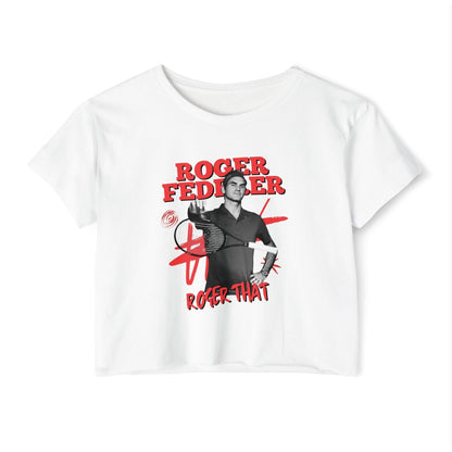 ROGER THAT 2 - Tennis Crop Top