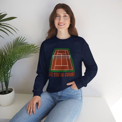 SEE YOU IN COURT 1 - Tennis Sweatshirt - GRANDSLAM PH