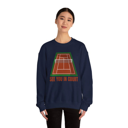 SEE YOU IN COURT 1 - Tennis Sweatshirt - GRANDSLAM PH