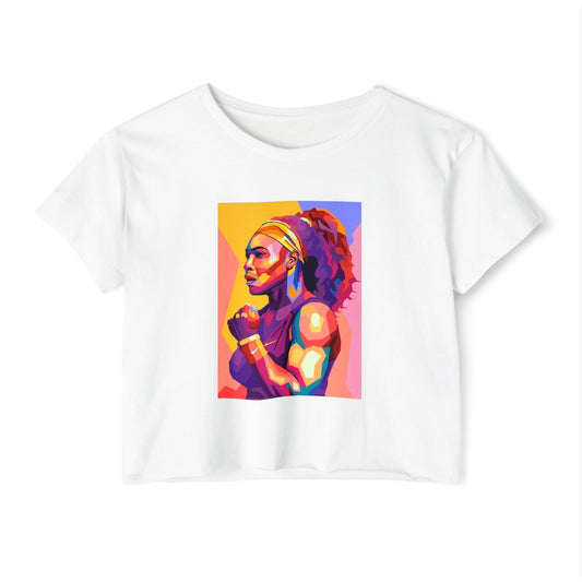 SERENA 14 - Tennis Crop Top - GRANDSLAM PH