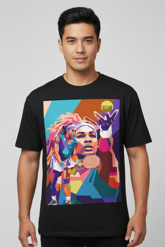 SERENA 8 - Tennis Basic Tee - GRANDSLAM PH