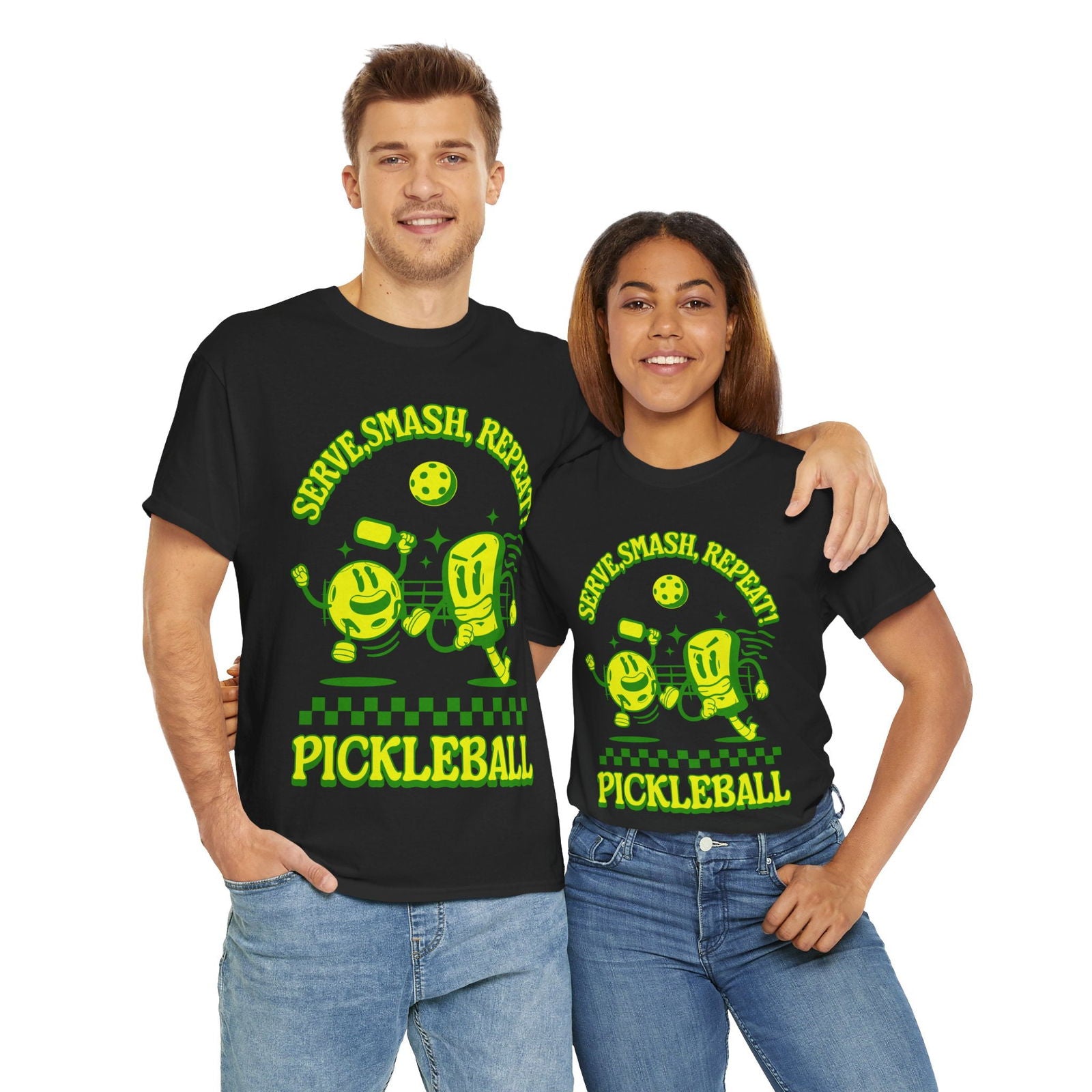 SERVE SMASH REPEAT - Pickleball (Basic Tee) - GRANDSLAM PH