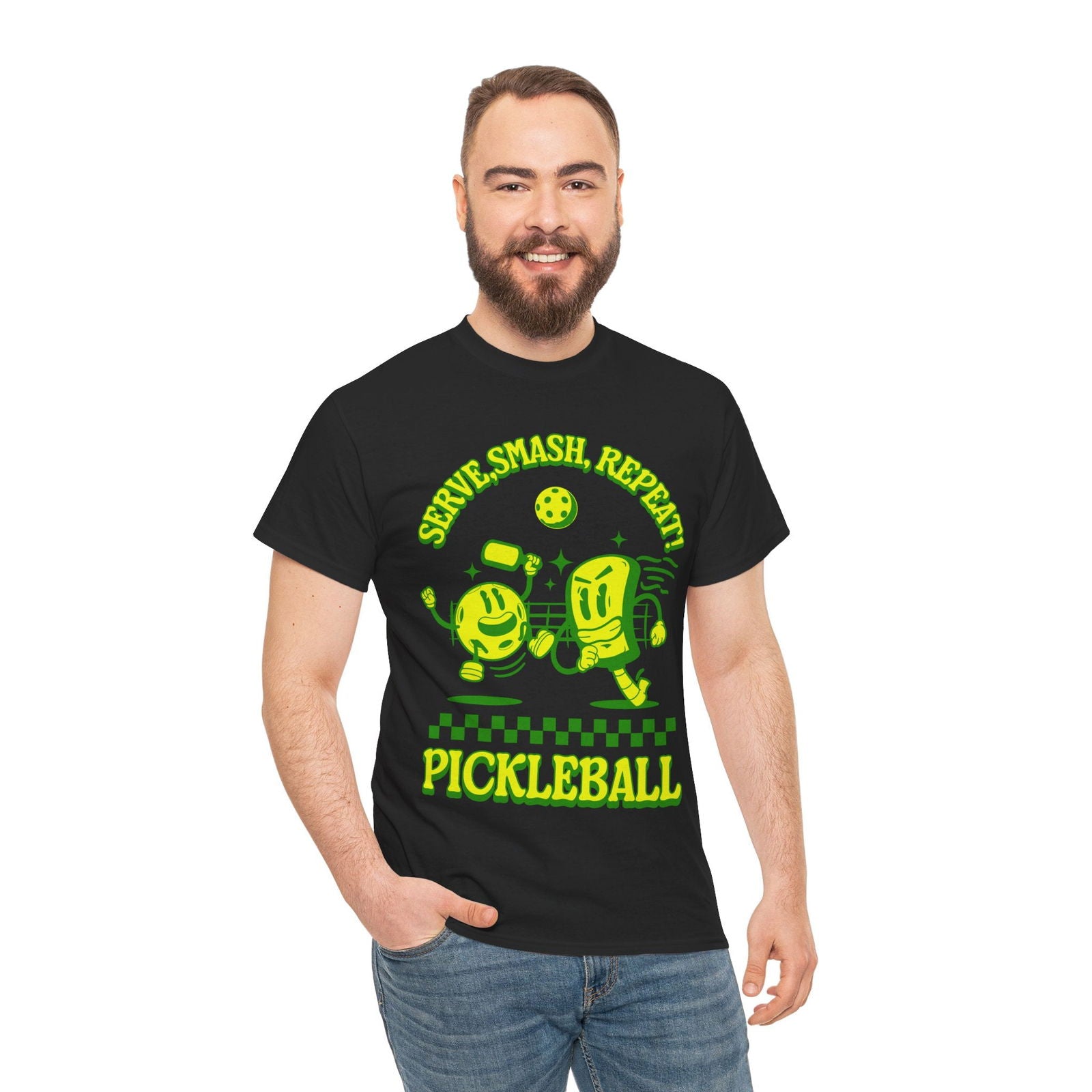 SERVE SMASH REPEAT - Pickleball (Basic Tee) - GRANDSLAM PH