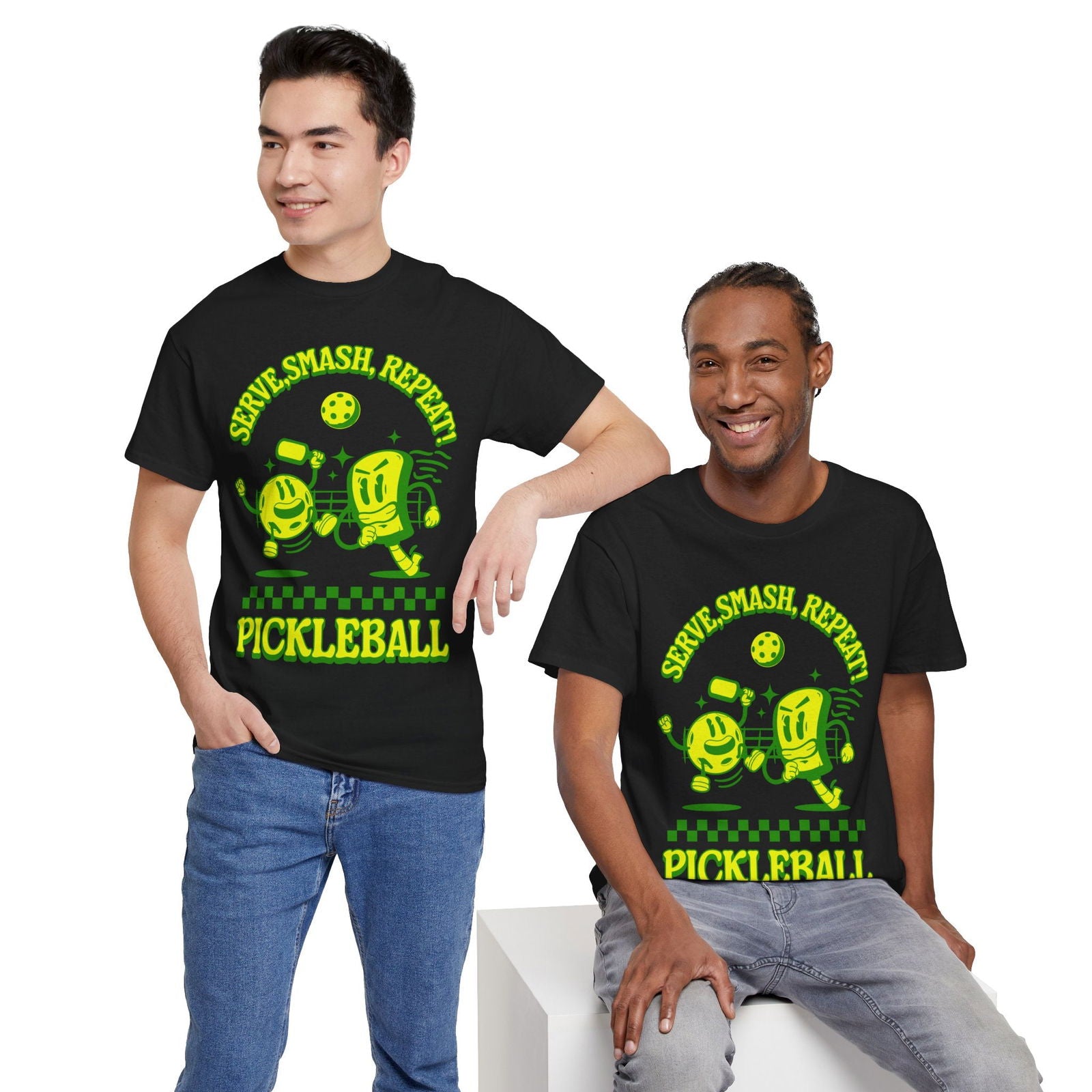 SERVE SMASH REPEAT - Pickleball (Basic Tee) - GRANDSLAM PH