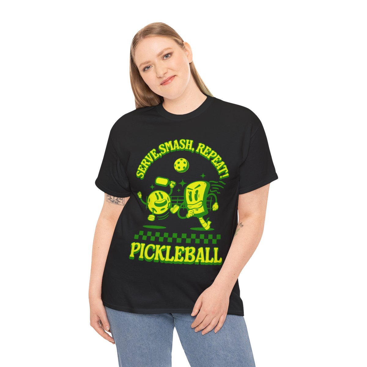 SERVE SMASH REPEAT - Pickleball (Basic Tee) - GRANDSLAM PH