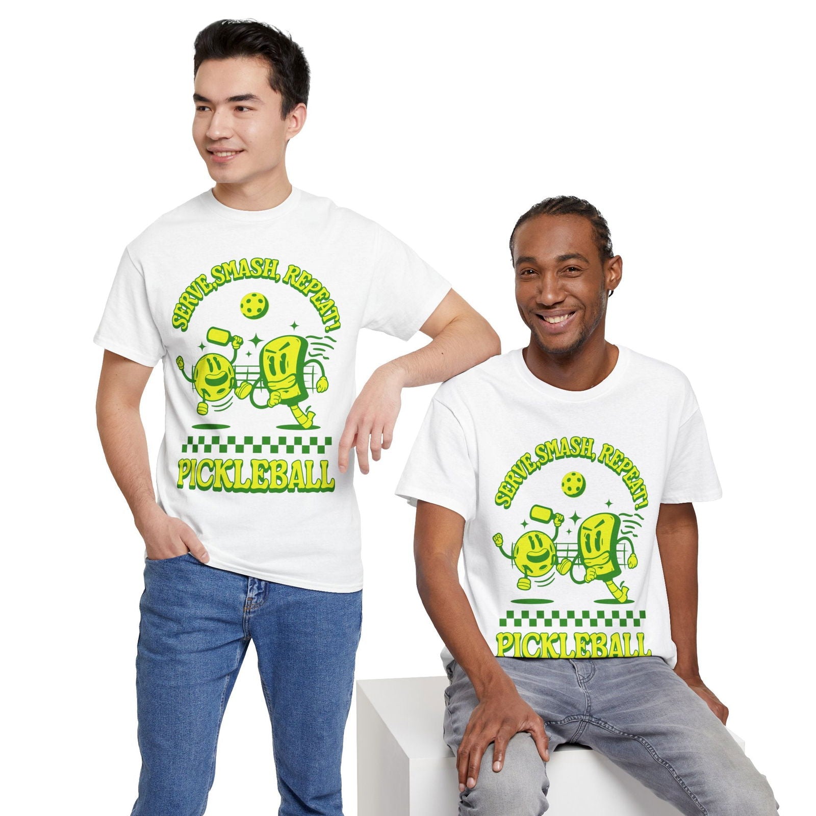 SERVE SMASH REPEAT - Pickleball (Basic Tee) - GRANDSLAM PH