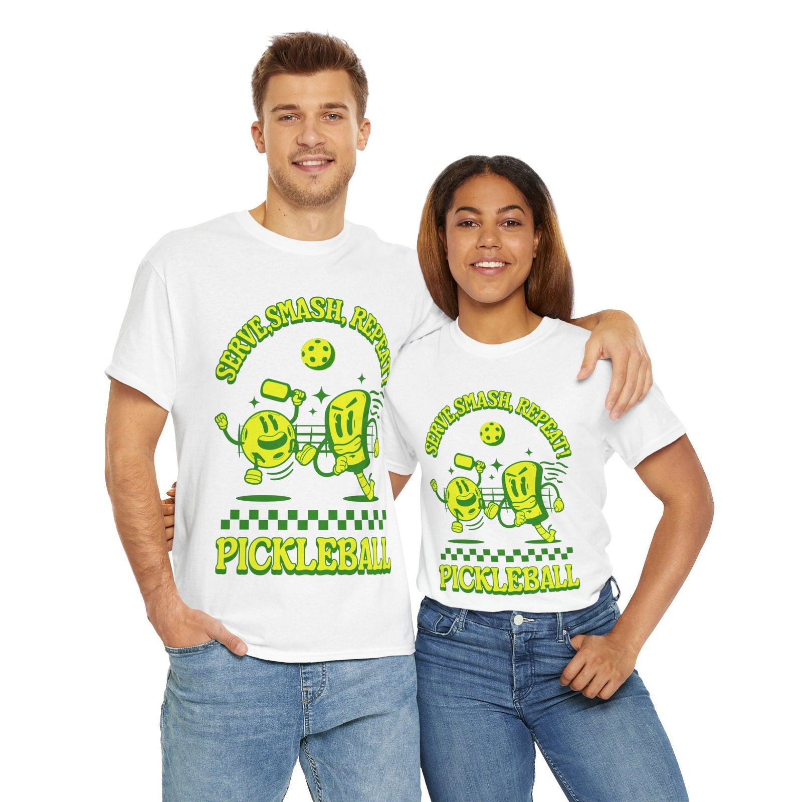 SERVE SMASH REPEAT - Pickleball (Basic Tee) - GRANDSLAM PH