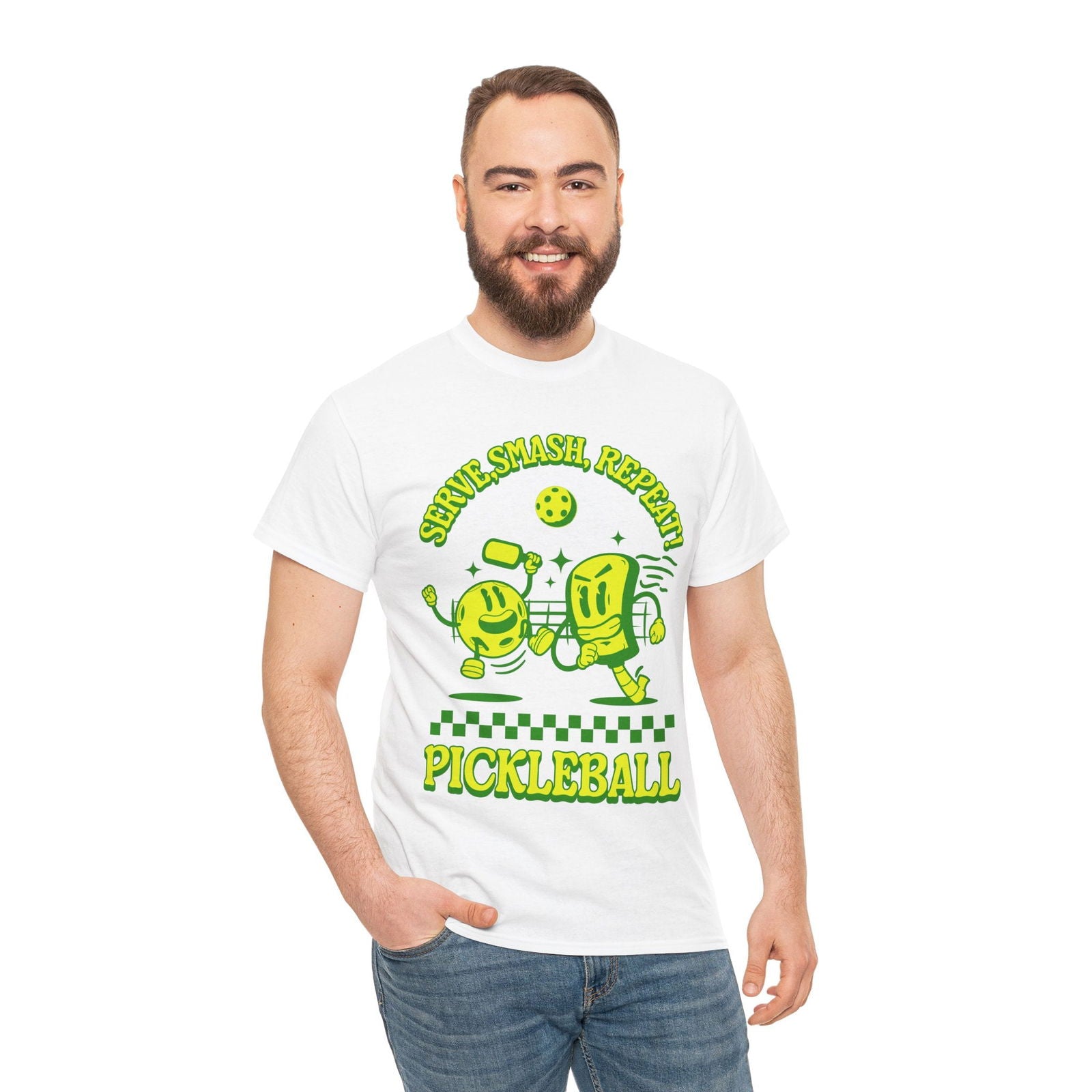 SERVE SMASH REPEAT - Pickleball (Basic Tee) - GRANDSLAM PH