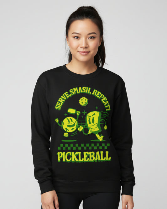 SERVE SMASH REPEAT - Pickleball (Sweatshirt) - GRANDSLAM PH