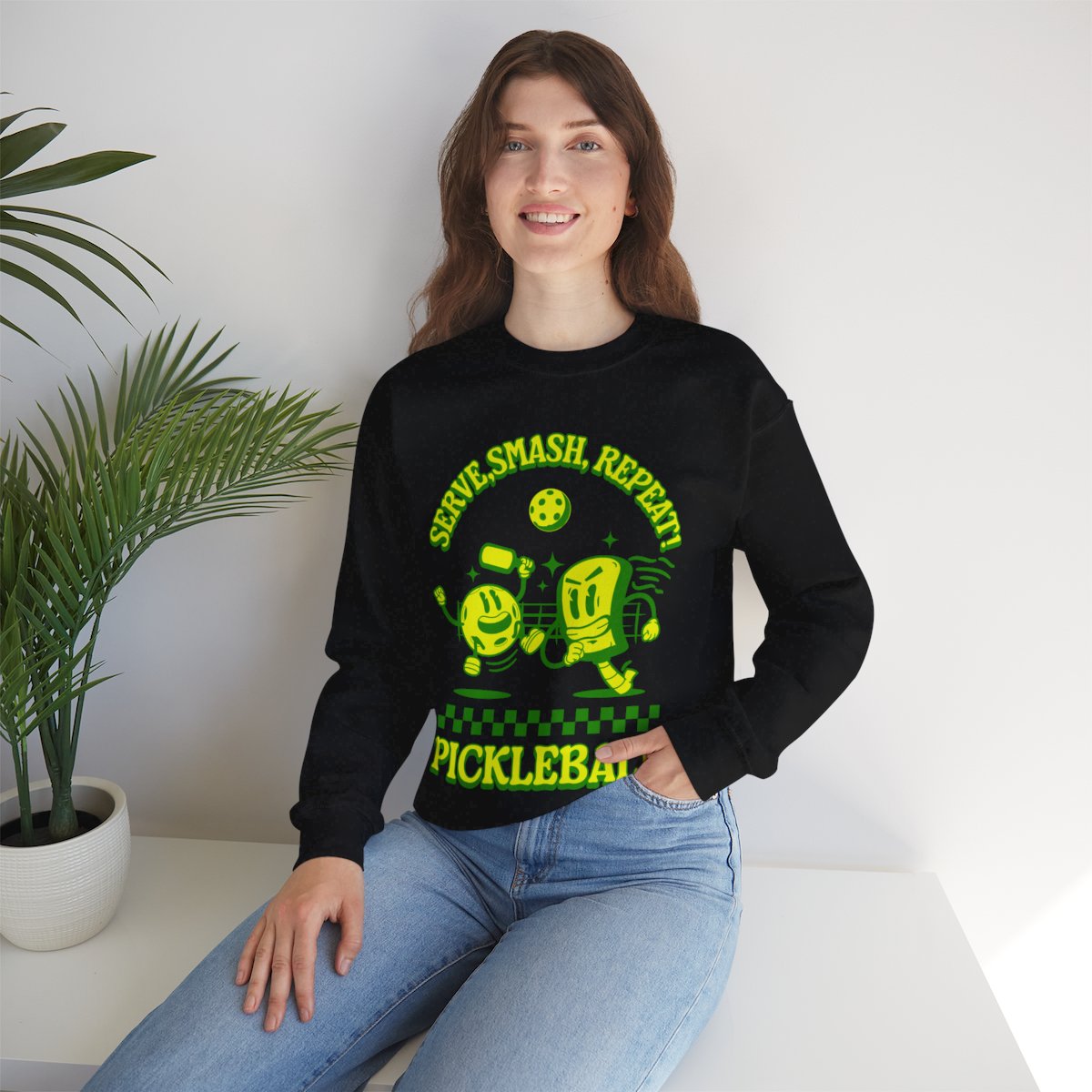 SERVE SMASH REPEAT - Pickleball (Sweatshirt) - GRANDSLAM PH