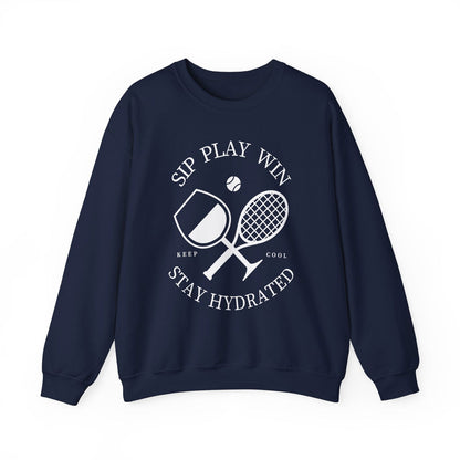 STAY HYDRATED - Tennis Sweatshirt - GRANDSLAM PH