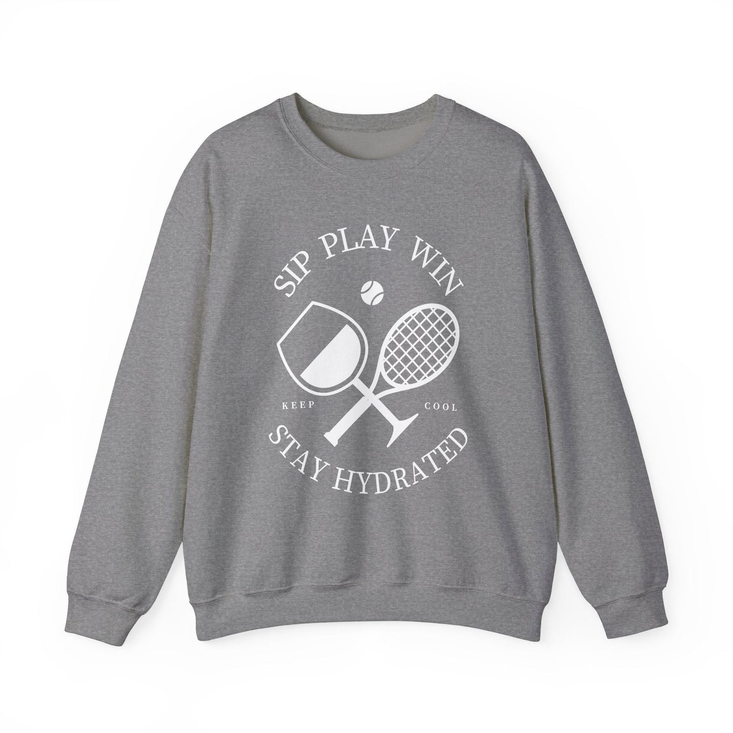STAY HYDRATED - Tennis Sweatshirt - GRANDSLAM PH