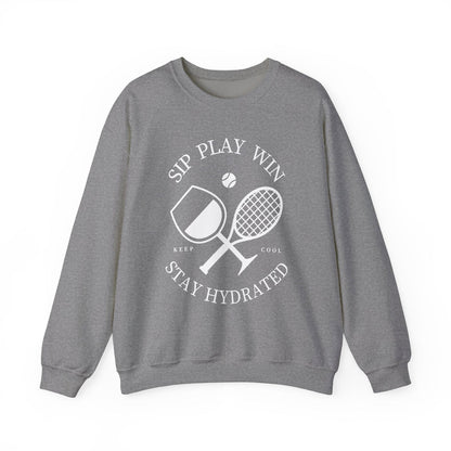 STAY HYDRATED - Tennis Sweatshirt - GRANDSLAM PH