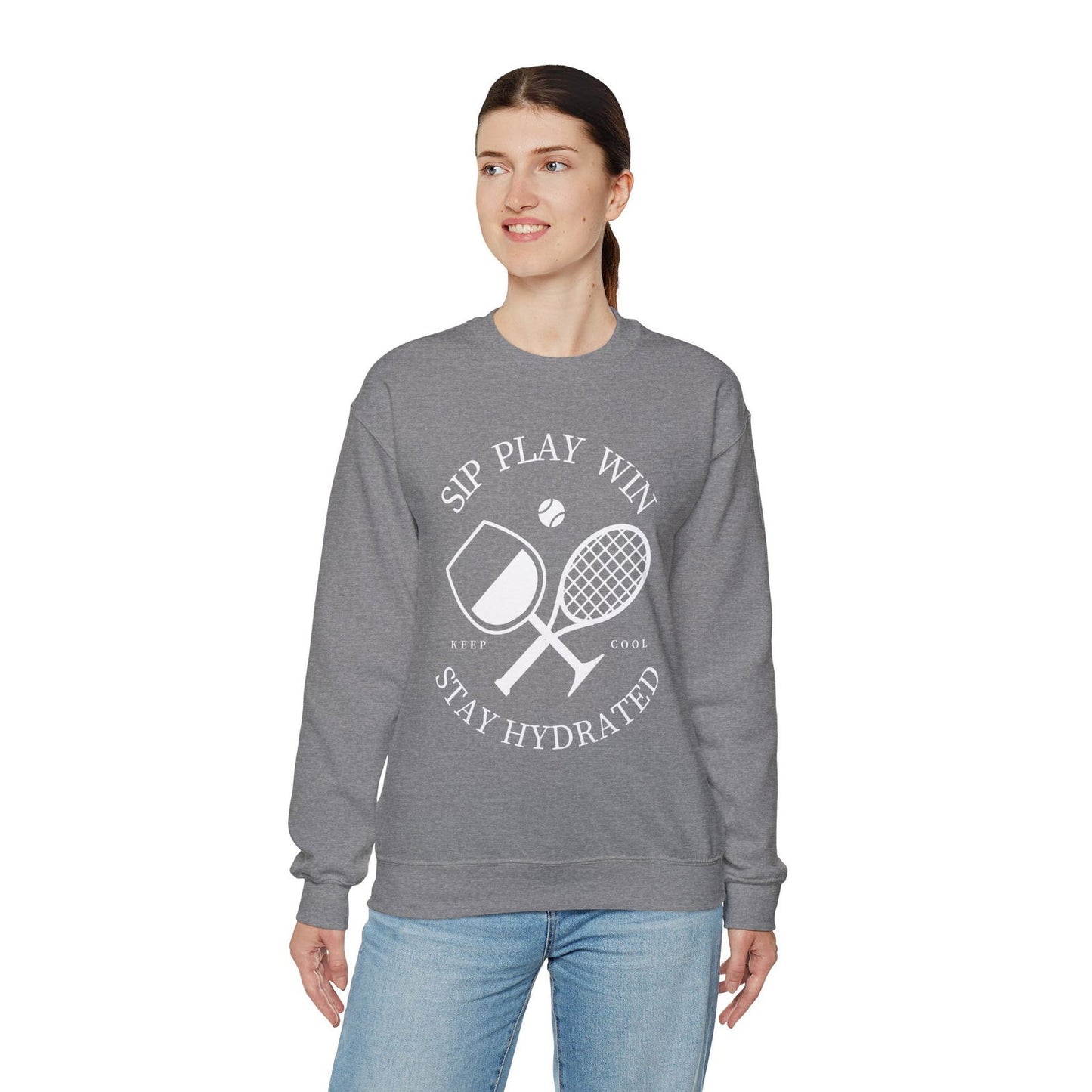 STAY HYDRATED - Tennis Sweatshirt - GRANDSLAM PH