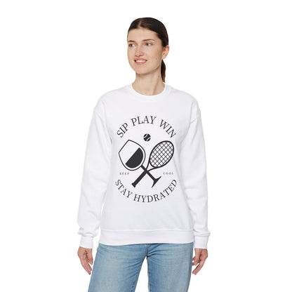 STAY HYDRATED - Tennis Sweatshirt - GRANDSLAM PH