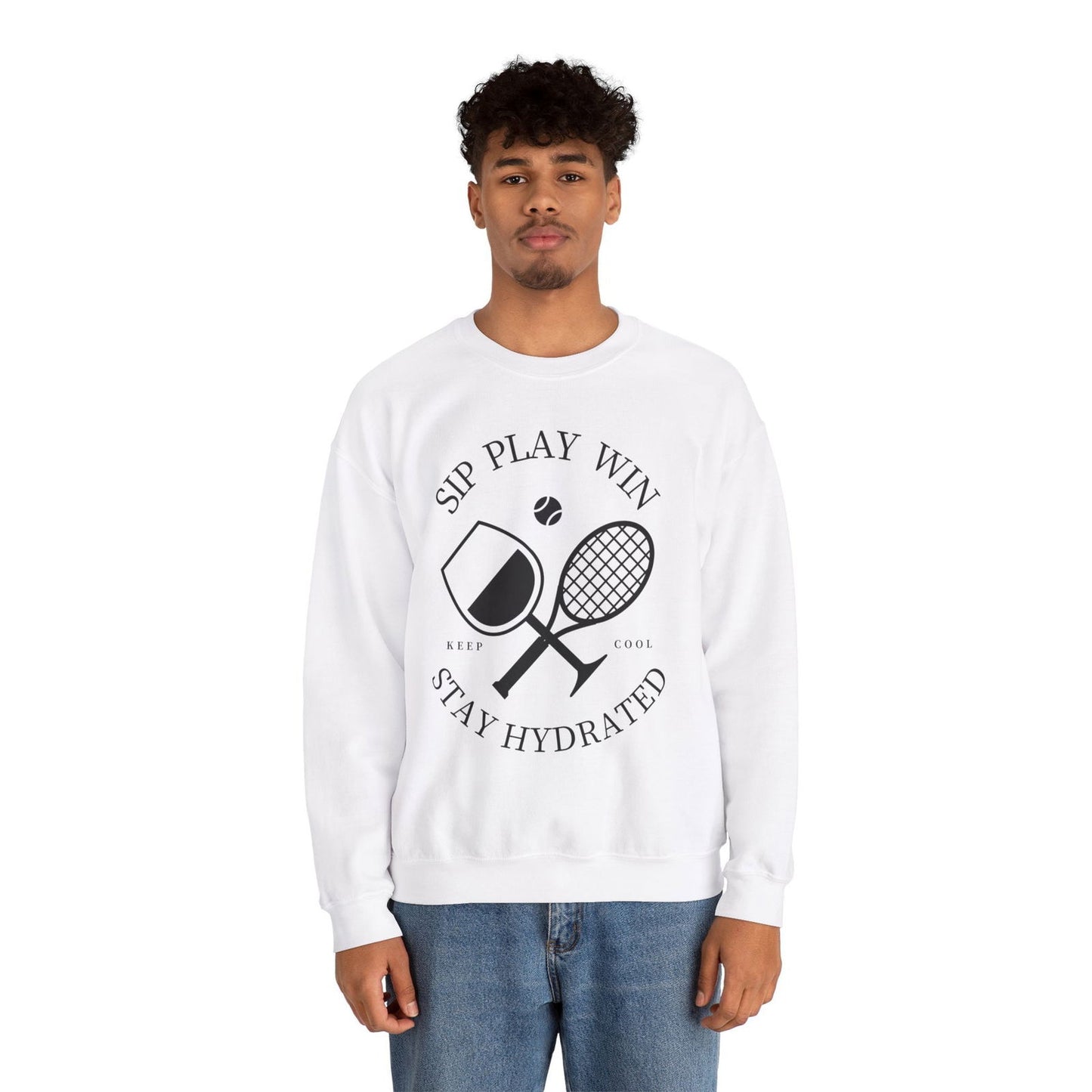STAY HYDRATED - Tennis Sweatshirt - GRANDSLAM PH
