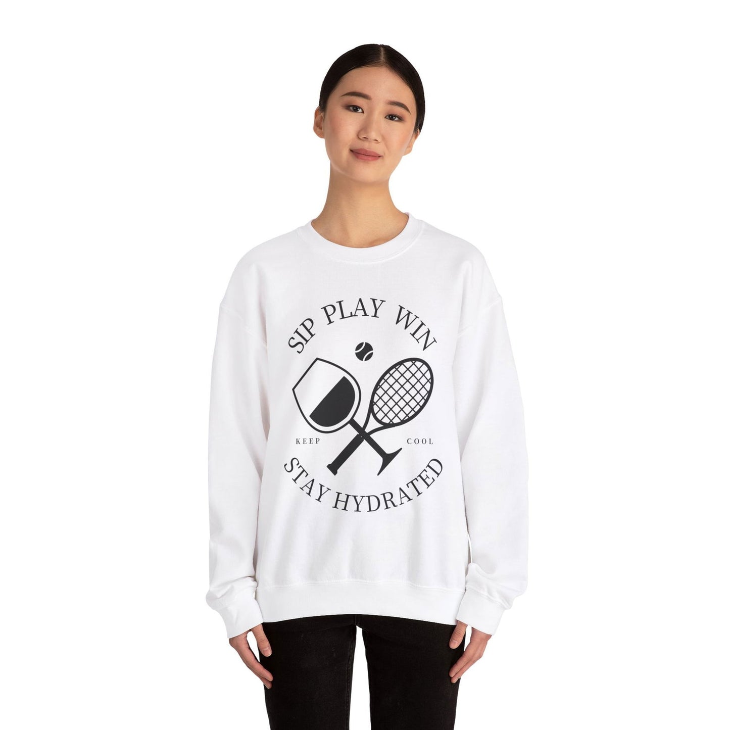 STAY HYDRATED - Tennis Sweatshirt - GRANDSLAM PH