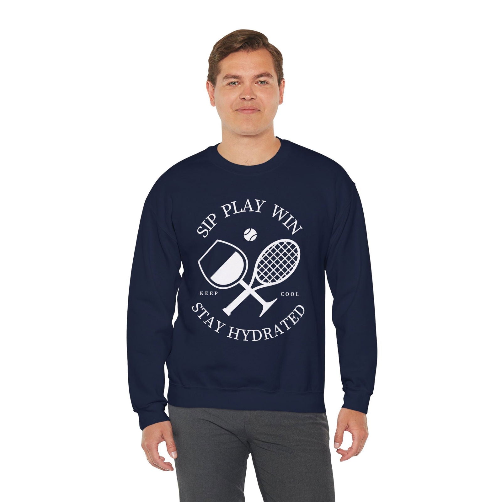 STAY HYDRATED - Tennis Sweatshirt - GRANDSLAM PH