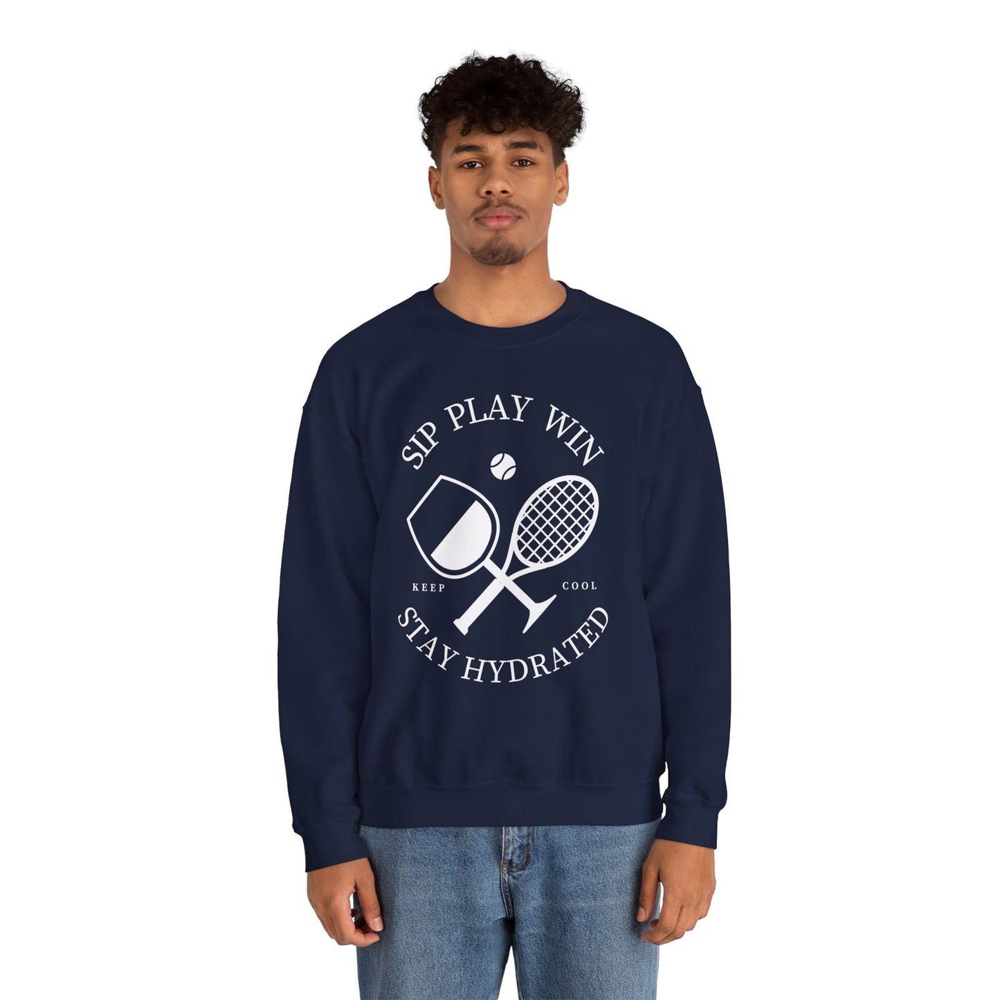 STAY HYDRATED - Tennis Sweatshirt - GRANDSLAM PH