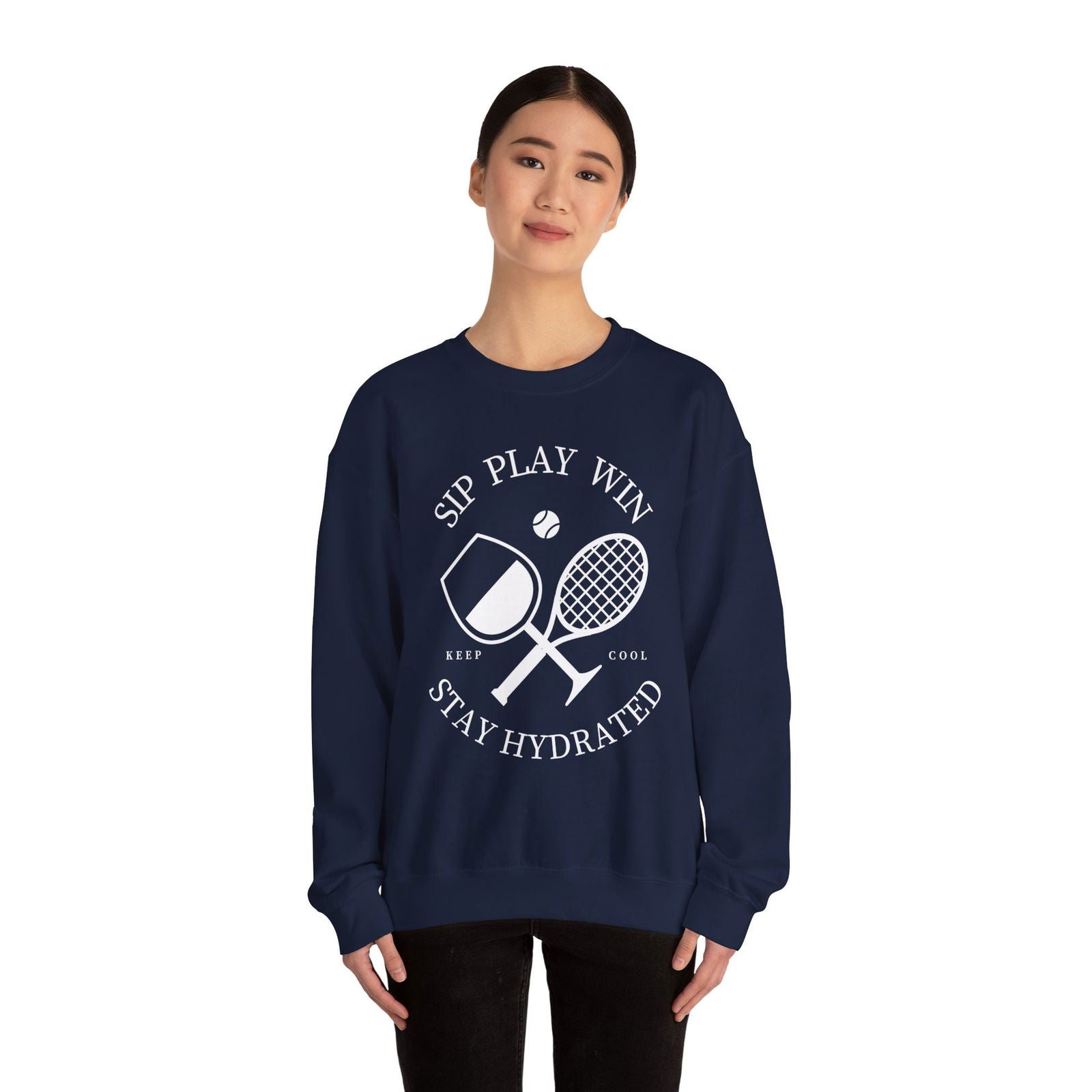 STAY HYDRATED - Tennis Sweatshirt - GRANDSLAM PH