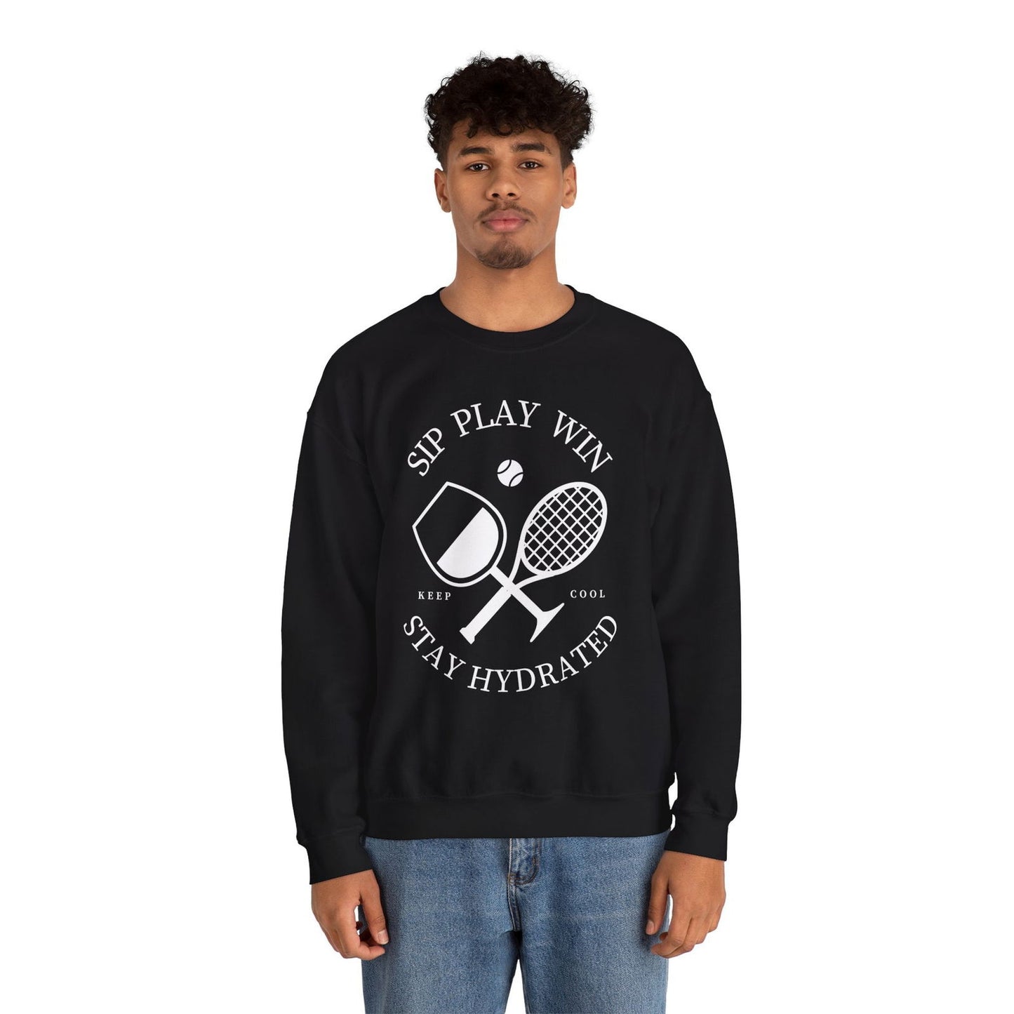 STAY HYDRATED - Tennis Sweatshirt - GRANDSLAM PH