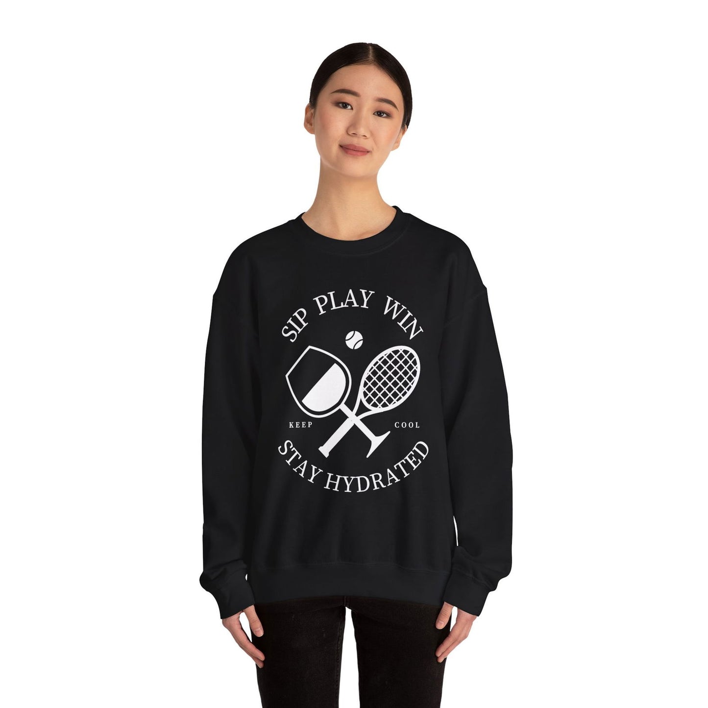 STAY HYDRATED - Tennis Sweatshirt - GRANDSLAM PH