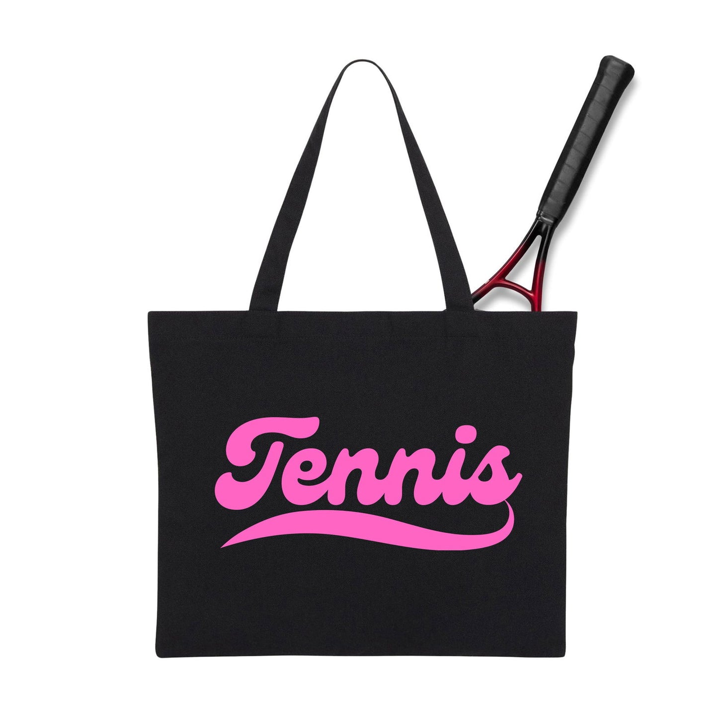 TENNIS 1 (Black-Pink) - Tennis Tote Bag - GRANDSLAM PH