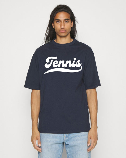 TENNIS 1 (Dark Blue) - Tennis Basic Tee - GRANDSLAM PH