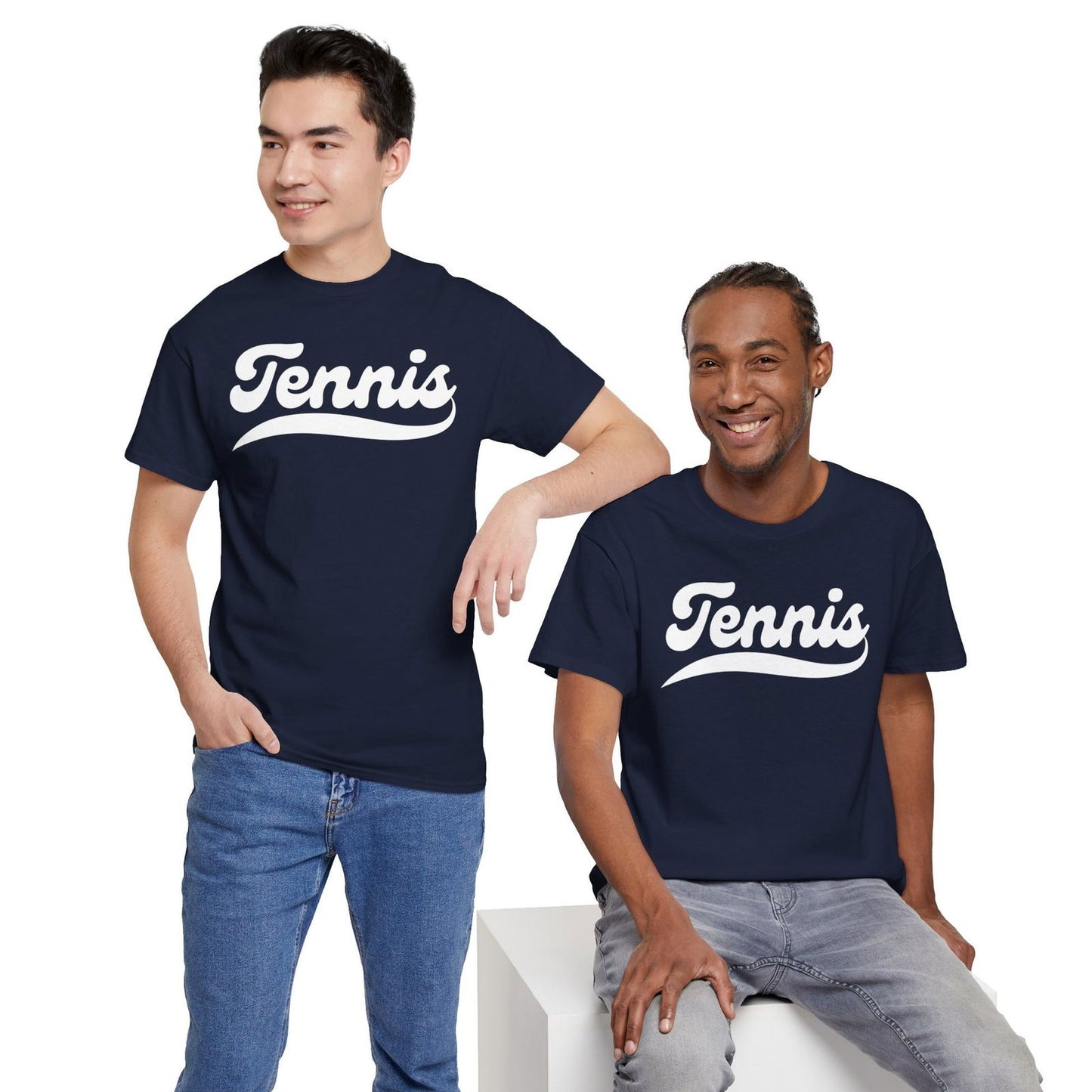 TENNIS 1 (Dark Blue) - Tennis Basic Tee - GRANDSLAM PH