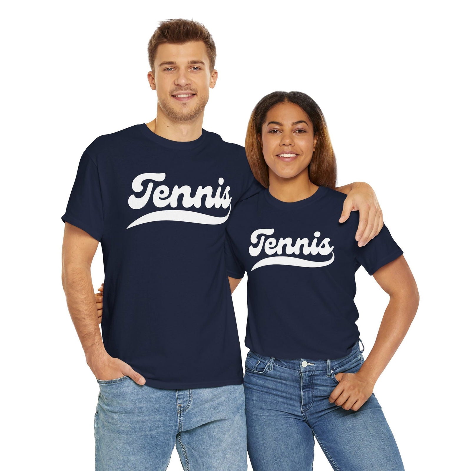 TENNIS 1 (Dark Blue) - Tennis Basic Tee - GRANDSLAM PH