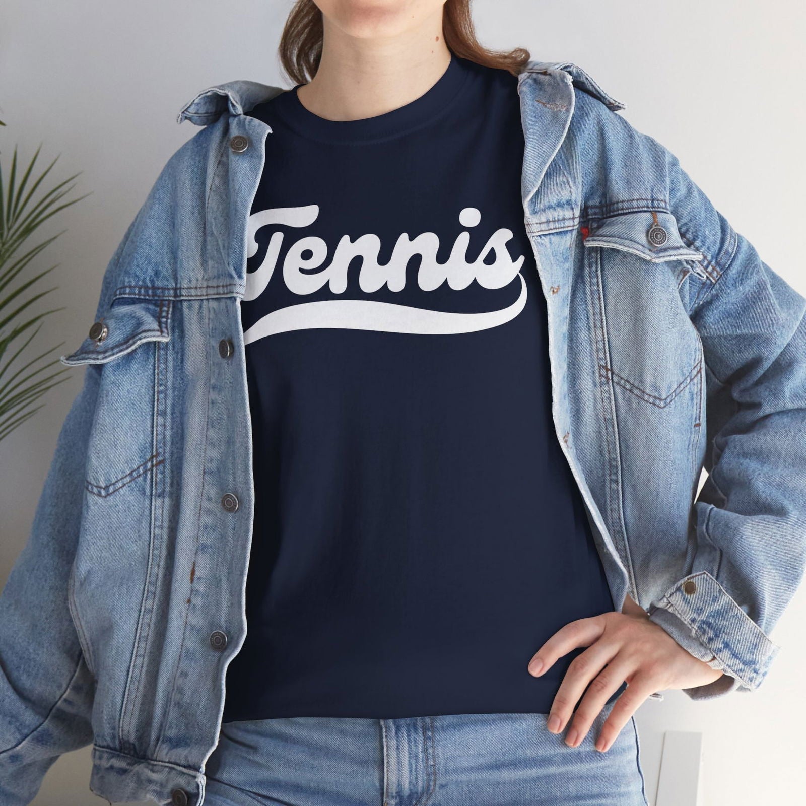 TENNIS 1 (Dark Blue) - Tennis Basic Tee - GRANDSLAM PH
