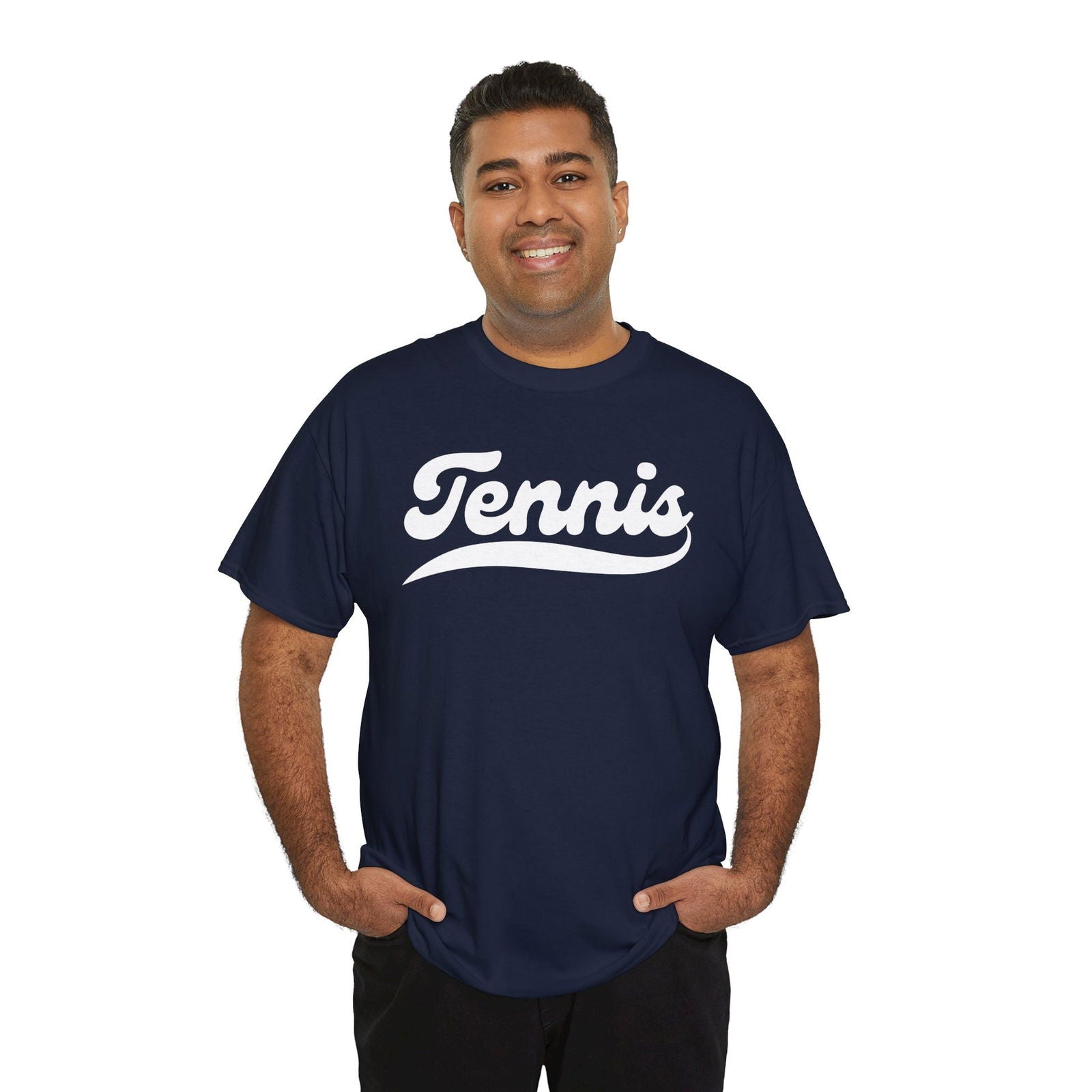 TENNIS 1 (Dark Blue) - Tennis Basic Tee - GRANDSLAM PH