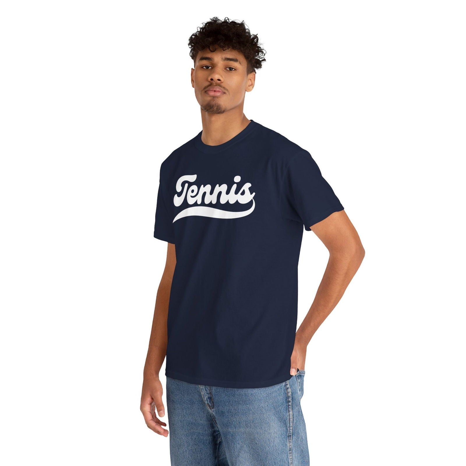 TENNIS 1 (Dark Blue) - Tennis Basic Tee - GRANDSLAM PH