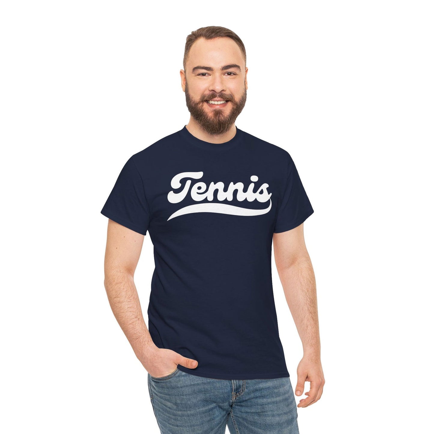 TENNIS 1 (Dark Blue) - Tennis Basic Tee - GRANDSLAM PH
