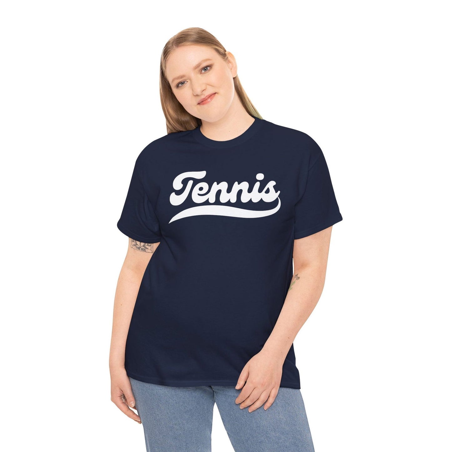 TENNIS 1 (Dark Blue) - Tennis Basic Tee - GRANDSLAM PH