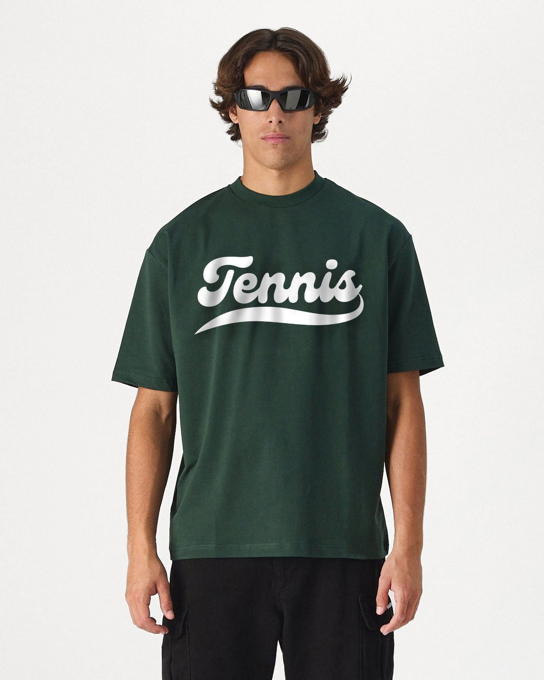 TENNIS 1 (Dark Green) - Tennis Basic Tee - GRANDSLAM PH
