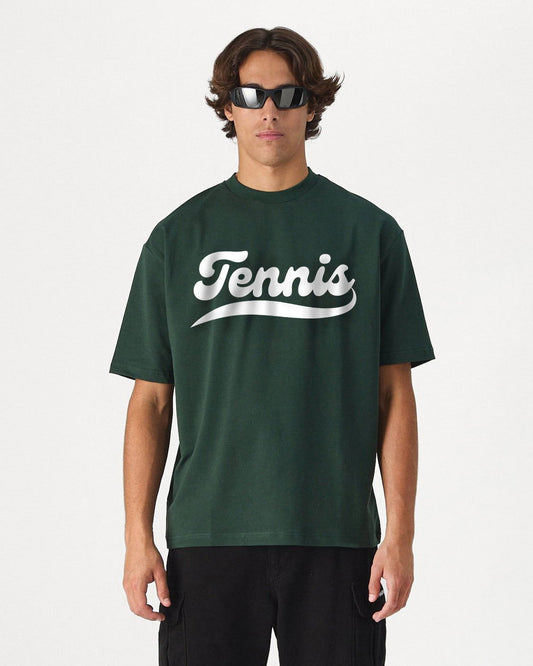 TENNIS 1 (Dark Green) - Tennis Basic Tee - GRANDSLAM PH