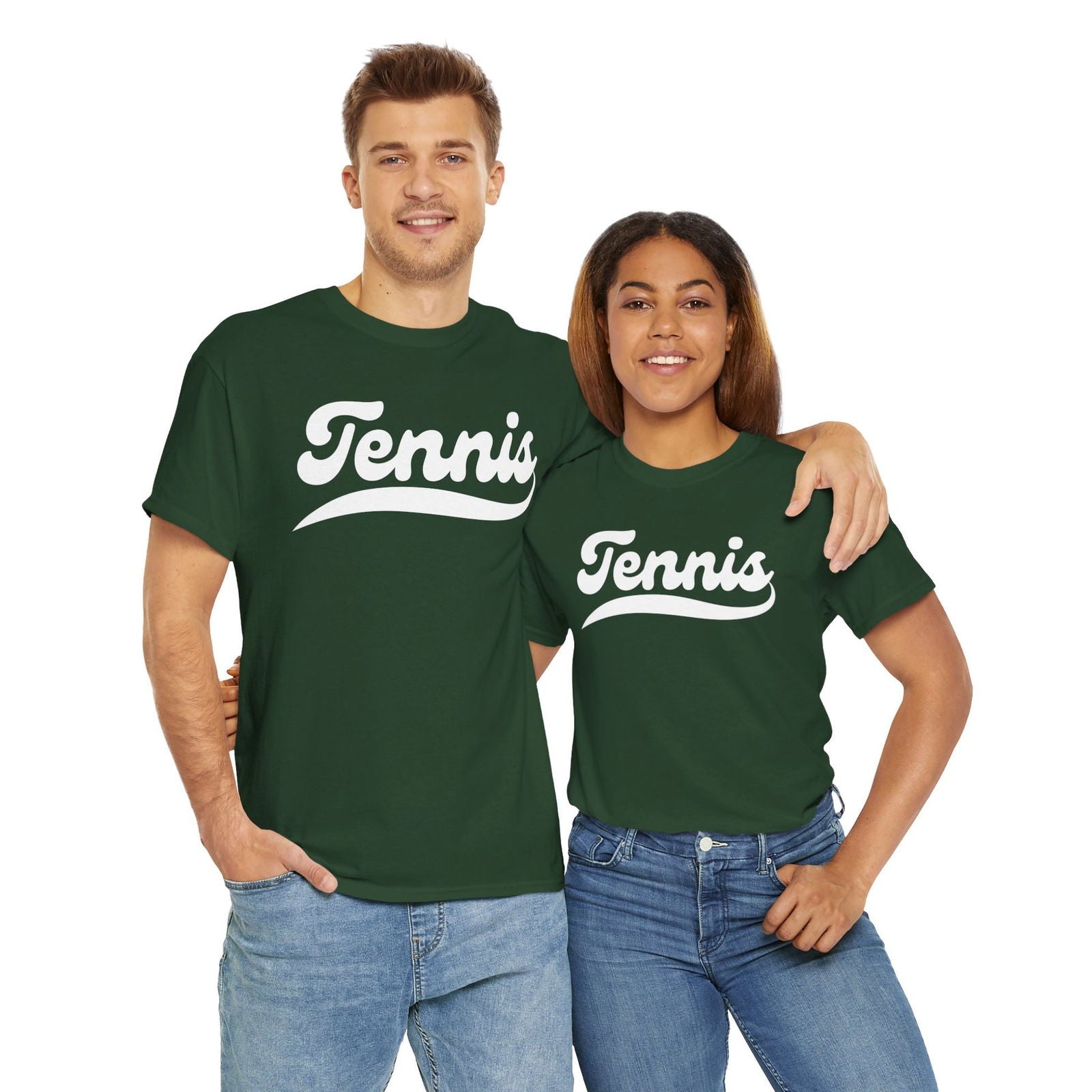 TENNIS 1 (Dark Green) - Tennis Basic Tee - GRANDSLAM PH
