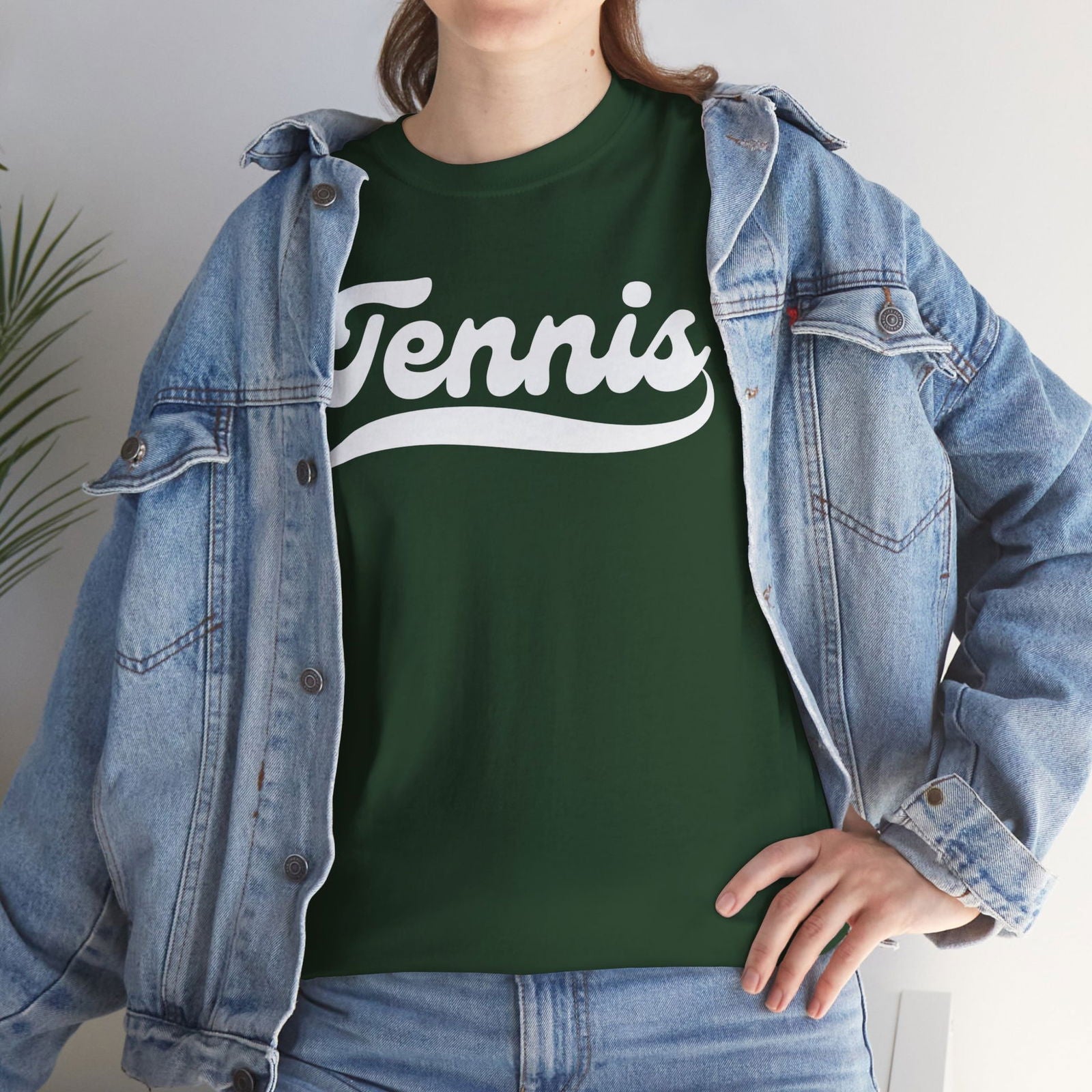 TENNIS 1 (Dark Green) - Tennis Basic Tee - GRANDSLAM PH