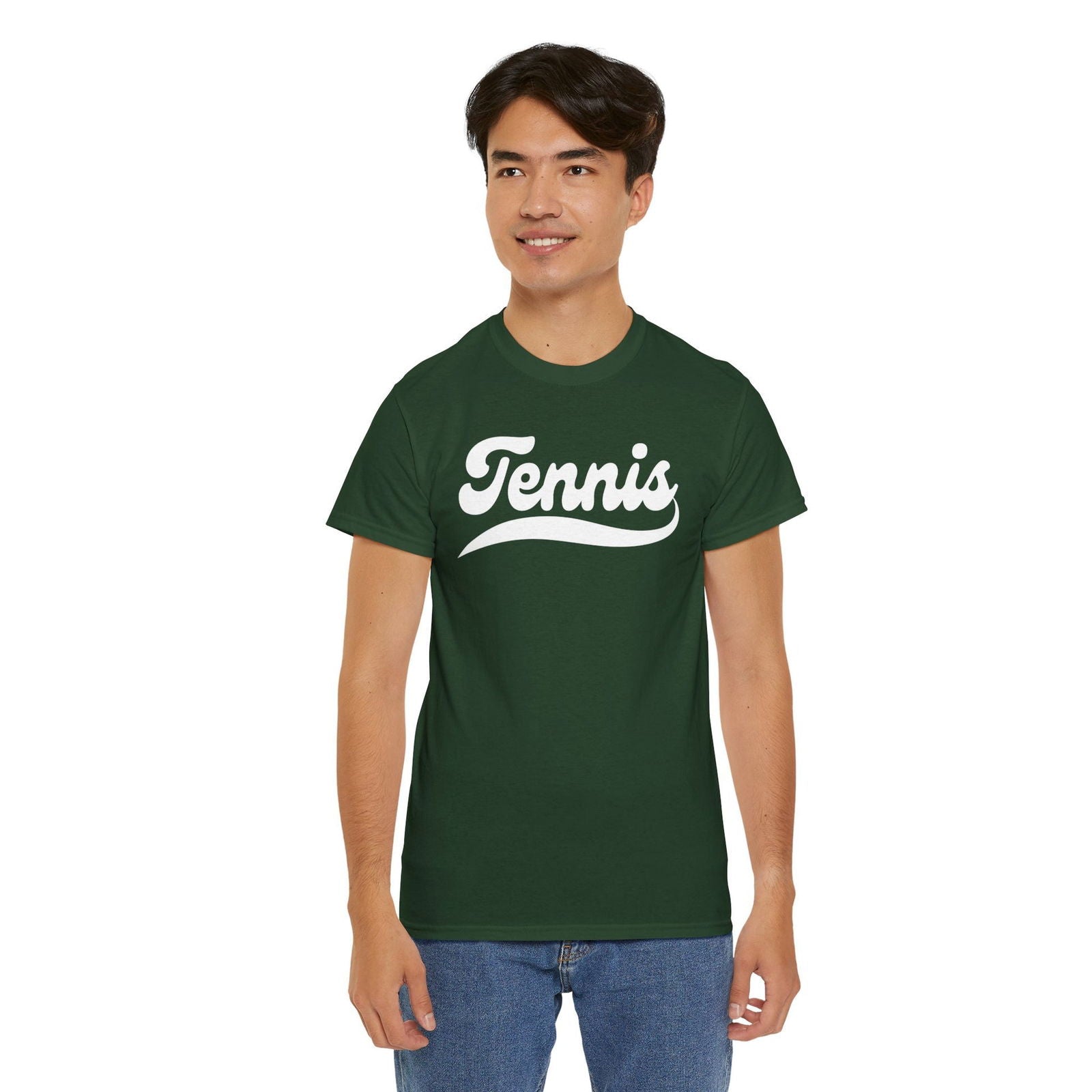 TENNIS 1 (Dark Green) - Tennis Basic Tee - GRANDSLAM PH