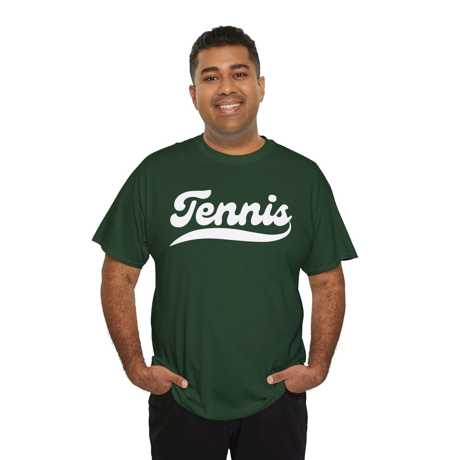 TENNIS 1 (Dark Green) - Tennis Basic Tee - GRANDSLAM PH