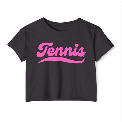 TENNIS 1 (Pink) - Crop Top - GRANDSLAM PH