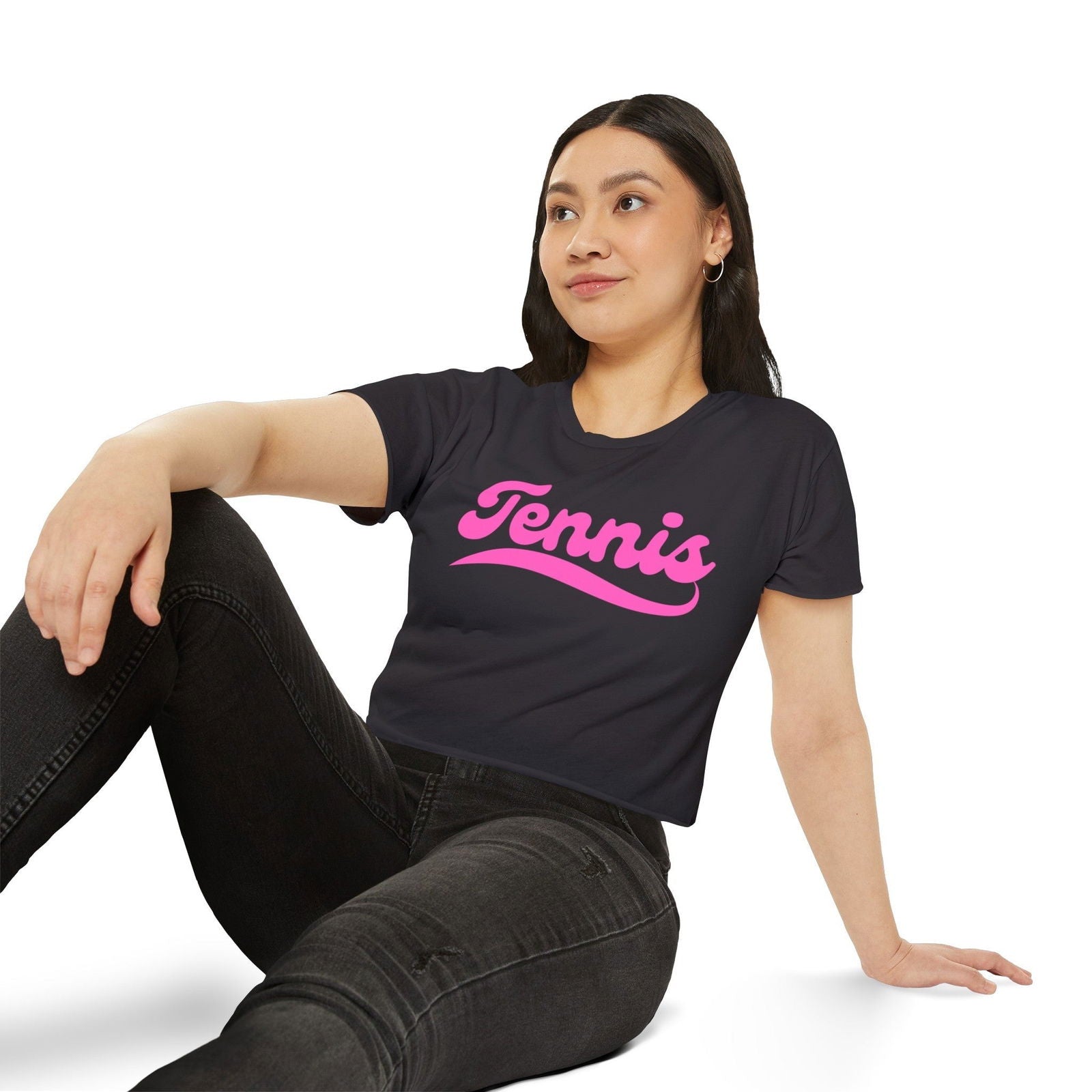 TENNIS 1 (Pink) - Crop Top - GRANDSLAM PH