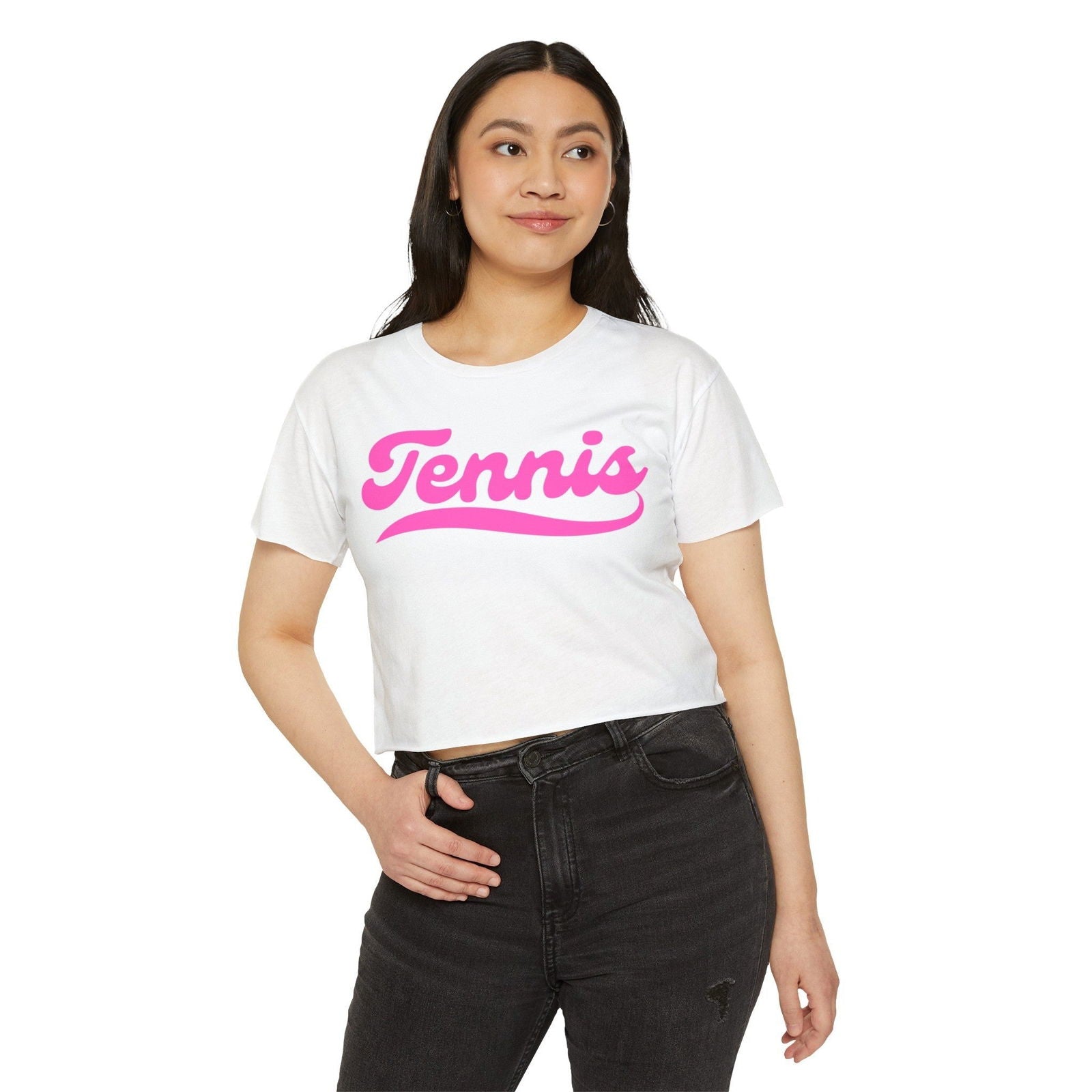 TENNIS 1 (Pink) - Crop Top - GRANDSLAM PH