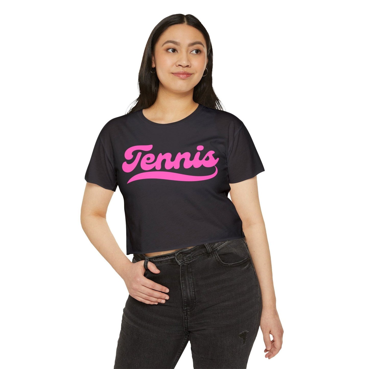 TENNIS 1 (Pink) - Crop Top - GRANDSLAM PH