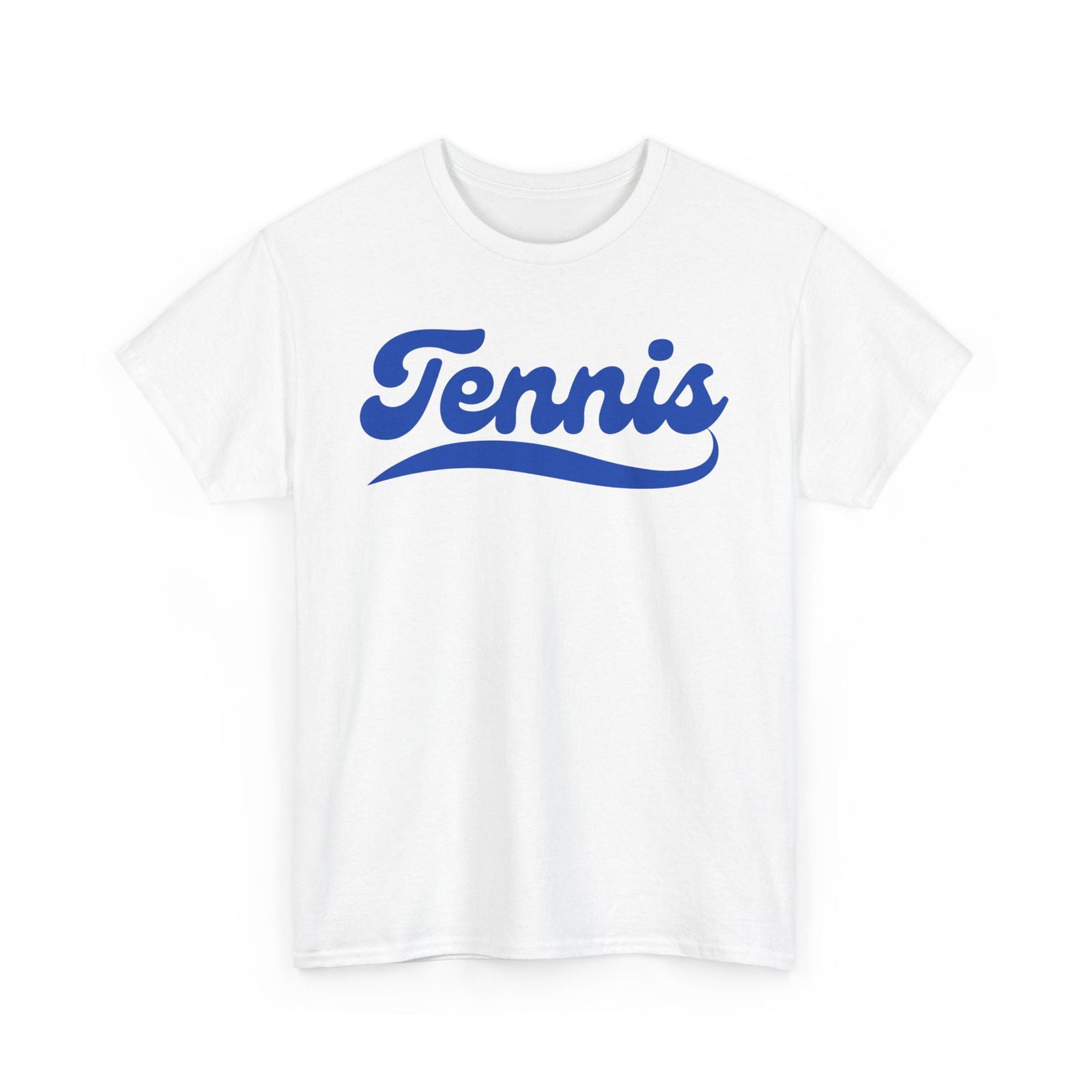 TENNIS 1 (White-Blue) - Tennis Basic Tee - GRANDSLAM PH