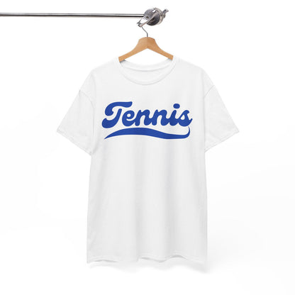 TENNIS 1 (White-Blue) - Tennis Basic Tee - GRANDSLAM PH