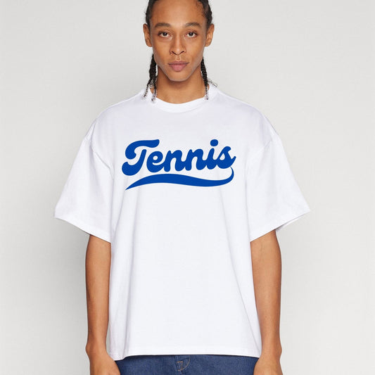 TENNIS 1 (White-Blue) - Tennis (Dri Fit) - GRANDSLAM PH